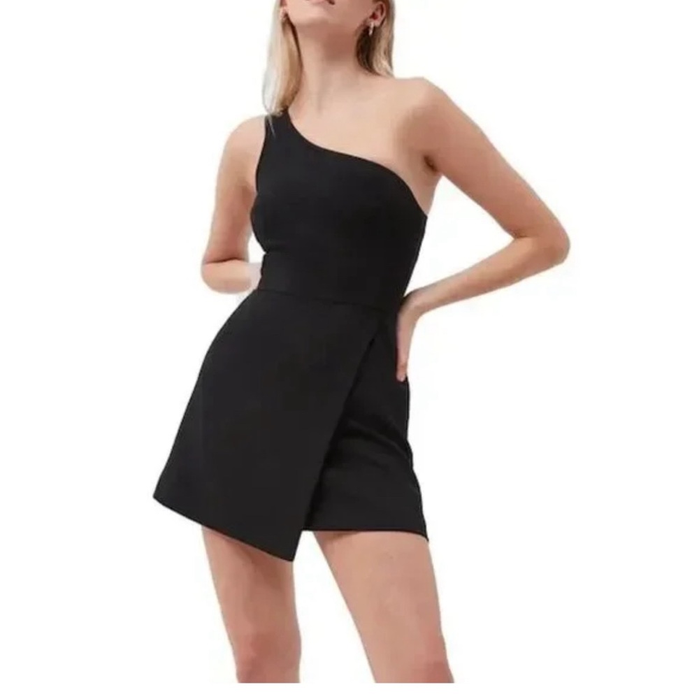 French Connection Whisper One Shoulder Mini Dress